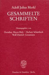 Gesammelte Schriften.