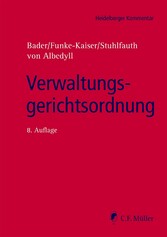 Verwaltungsgerichtsordnung, eBook