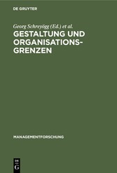 Gestaltung und Organisationsgrenzen