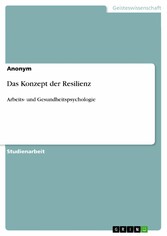 Das Konzept der Resilienz