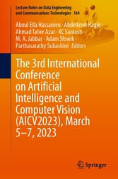 The 3rd International Conference on Artificial Intelligence and Computer Vision (AICV2023), March 5-7, 2023