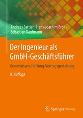 Der Ingenieur als GmbH-Geschäftsführer