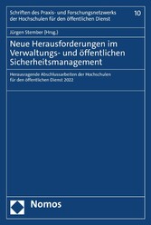 Neue Herausforderungen im Verwaltungs- und öffentlichen Sicherheitsmanagement