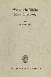 Wissenschaftliche Marktforschung.