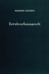 Betriebsverfassungsrecht.