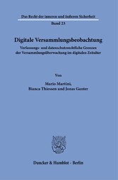 Digitale Versammlungsbeobachtung.