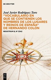 'Vocabulario en que se contienen los nombres de los lugares y reinos de España' de Hernando Colón