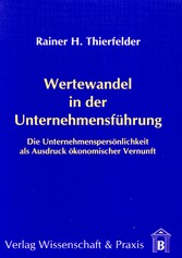 Wertewandel in der Unternehmensführung.