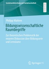 Bildungswissenschaftliche Raumbegriffe