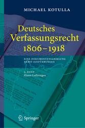 Deutsches Verfassungsrecht 1806 - 1918