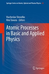 Atomic Processes in Basic and Applied Physics