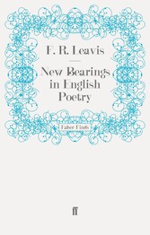 New Bearings in English Poetry