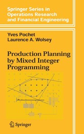 Production Planning by Mixed Integer Programming