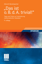 ''Das ist o. B. d. A. trivial!'