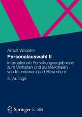 Personalauswahl II