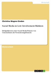 Social Media in Low Involvement-Märkten