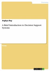 A Brief Introduction to Decision Support Systems