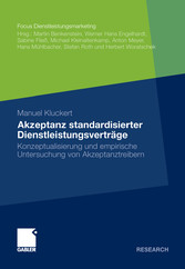 Akzeptanz standardisierter Dienstleistungsverträge