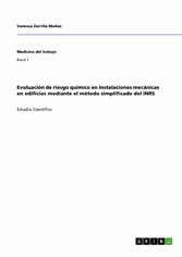 Evaluación de riesgo químico en instalaciones mecánicas en edificios mediante el método simplificado del INRS