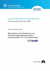 Mechanismen der Entstehung von Schnittunregelmäßigkeiten beim Laserschneiden mit 1 ?m Wellenlänge