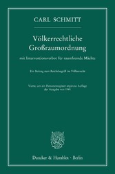 Völkerrechtliche Großraumordnung