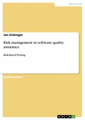 Risk management in software quality assurance