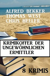 Krimikoffer der ungewöhnlichen Ermittler: 8 Krimis