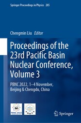 Proceedings of the 23rd Pacific Basin Nuclear Conference, Volume 3