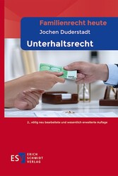 Familienrecht heute   Unterhaltsrecht