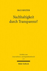 Nachhaltigkeit durch Transparenz?