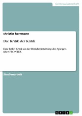 Die Kritik der Kritik