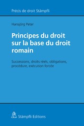 Principes du droit sur la base du droit romain