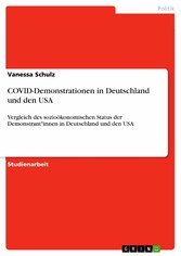 COVID-Demonstrationen in Deutschland und den USA