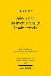 Universalität im Internationalen Insolvenzrecht