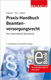 Praxis-Handbuch Beamtenversorgungsrecht