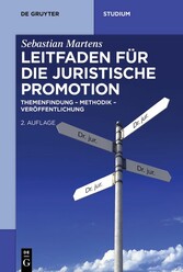 Leitfaden für die juristische Promotion