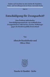 Entschädigung für Zwangsarbeit?