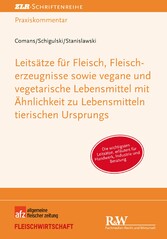 Leitsätze für Fleisch, Fleischerzeugnisse sowie vegane und vegetarische Lebensmittel mit Ähnlichkeit zu Lebensmitteln tierischen Ursprungs