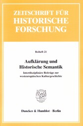 Aufklärung und Historische Semantik.