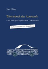 Wörterbuch des Autokaufs