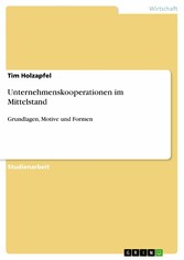 Unternehmenskooperationen im Mittelstand