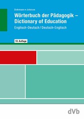 Wörterbuch der Pädagogik Englisch-Deutsch / Deutsch-Englisch