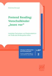 Pretend Reading: Vorschulkinder 'lesen vor'