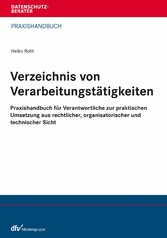 Verzeichnis von Verarbeitungstätigkeiten