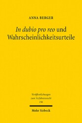 In dubio pro reo und Wahrscheinlichkeitsurteile