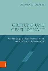 Gattung und Gesellschaft