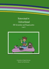 Notenrätsel im Violinschlüssel mit Vorzeichen