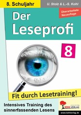 Der Leseprofi - Fit durch Lesetraining / Klasse 8