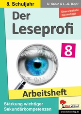 Der Leseprofi / Arbeitsheft - Fit durch Lesetraining / Klasse 8