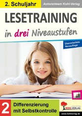 Lesetraining in drei Niveaustufen / Klasse 2